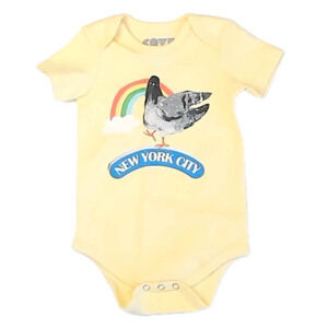 Cove Unisex Yellow NYC Onesie size: 6 Months